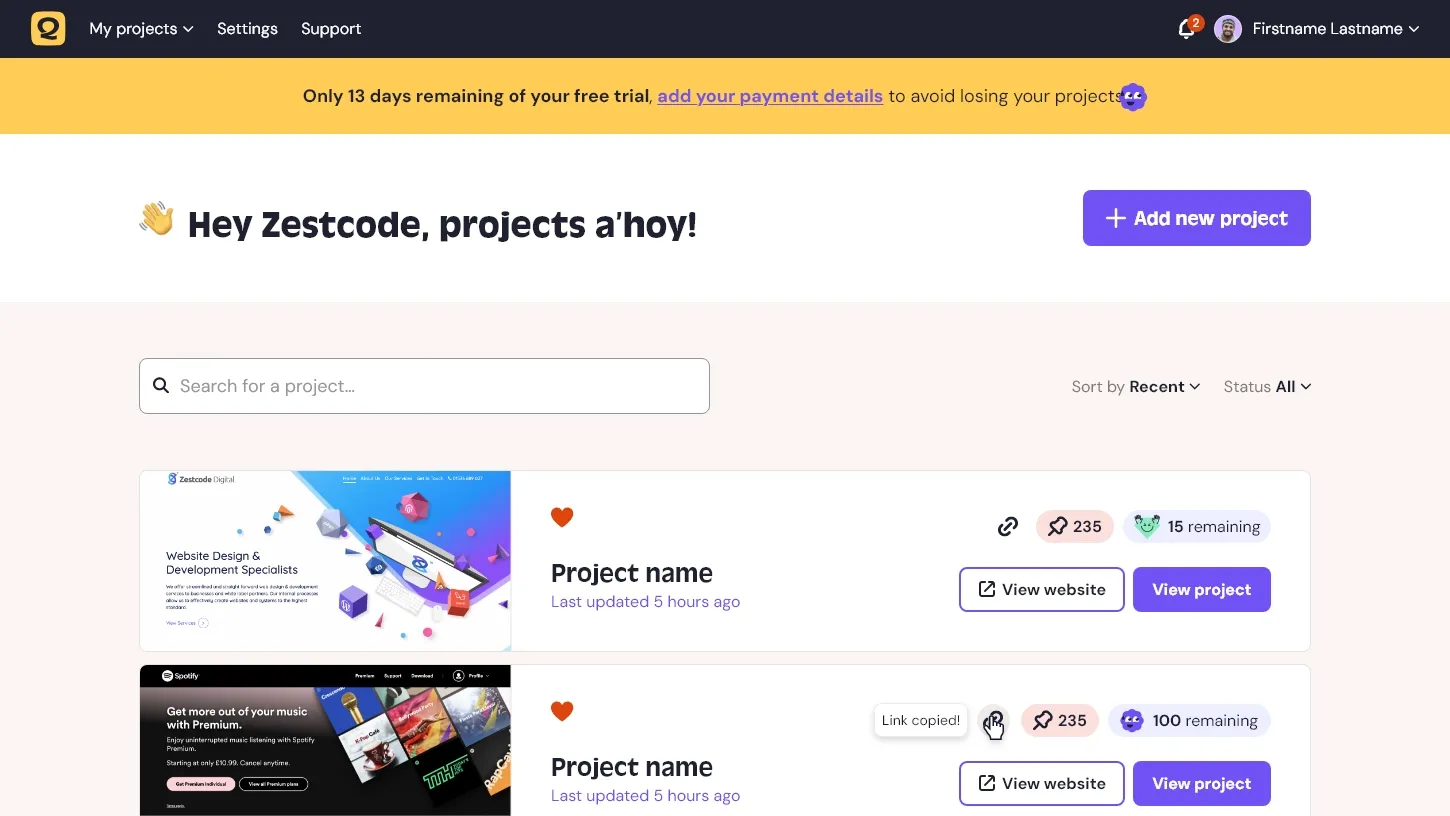 AI Support / Chat Bots